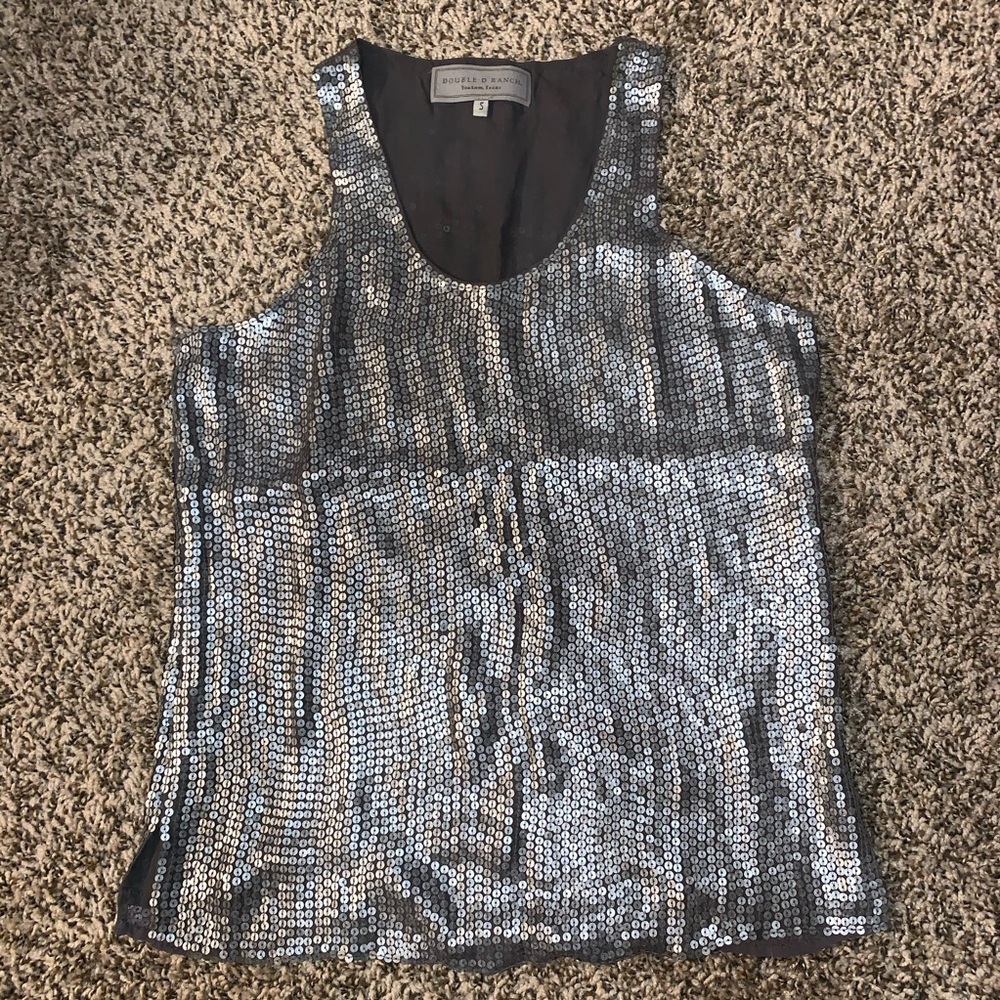 Double D Ranch yoakum, TX  sequin top